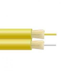 Cheap High Density Zip-Cord Duplex Fiber Optic Patch Cable with Zipped-Paired Fibers for Flexible Indoor/Outdoor Applications for sale