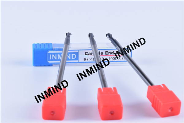 Long Shank Metric Ball Nose End Mill , End Mill Machine High Precsion End Mill Bits