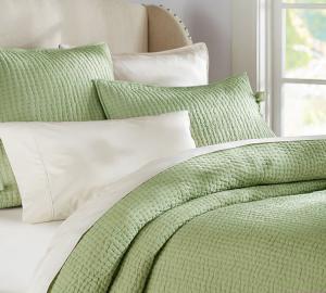 Cheap Comfortable Linen Cotton Quilt Sets , Home 3 Pcs Queen Size Quilt Sets for sale