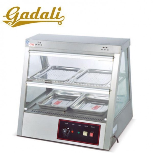 220V 50hz 800w Cake Display Cabinet Front Back Open
