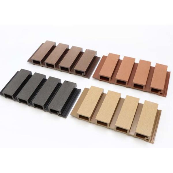 Outdoor Wood Plastic Composite Exterior Wall Cladding PVC WPC Wall Panels