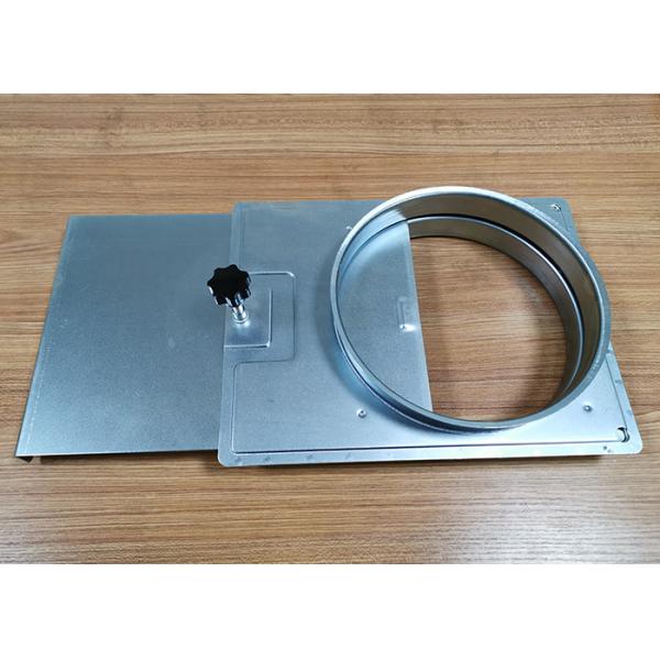 Industrial Hvac Ductwork 80mm Manual Blast Gate For Woodworking Machinery