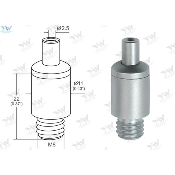 Satin Plated Brass Cable Gripper / Steel Wire Hanging Systems Self Locking