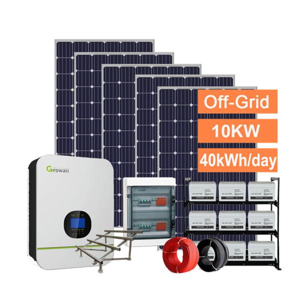 5kw Hybrid Solar Energy System Monocrystalline Silicon Solar Generator