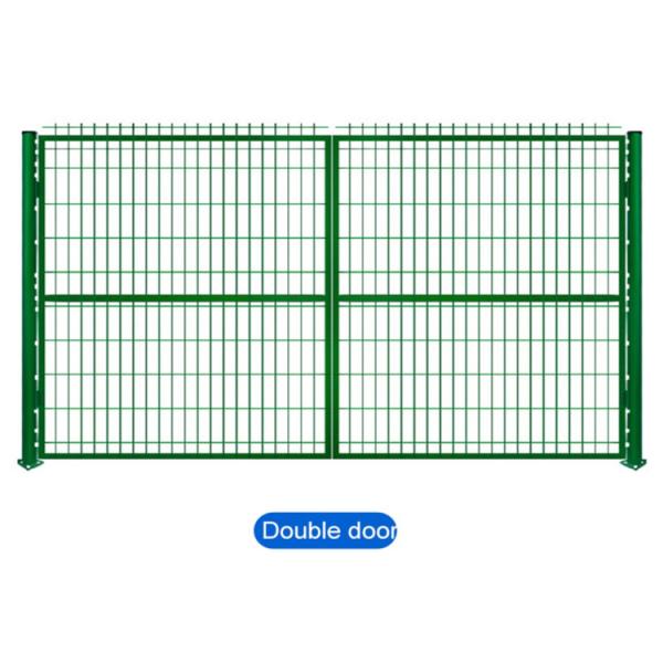 PVC Welded Galvanized Iron Wire Mesh Fence 3D Garden Perimeter Fencing