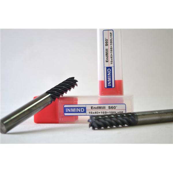 45 Degree High Performance End Mills With Solid Carbide TIALN Coated