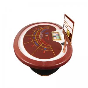 Cheap Luxurious Handcrafted Poker Table Solid Marble Baccarat Table for sale
