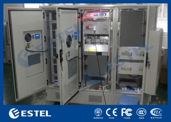 Quality Galvanized Steel Integrated Base Station Cabinet , Outdoor Server Cabinet wholesale