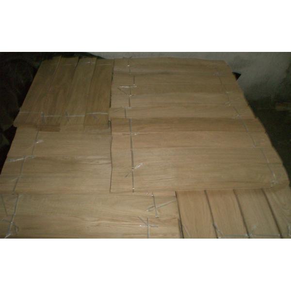 Customized Brown Ash Wood Veneer Flooring Fine Straight Crown Cut