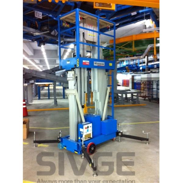 Aluminum Alloy Hydraulic Lift Ladder 14 Meter Working Height For Window Cleaning