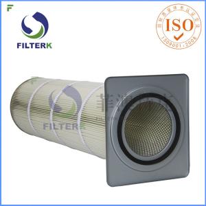 Cheap Air Industrial Dust Filter Flange Type With Cellulose Media F7 - F8 Efficiency for sale