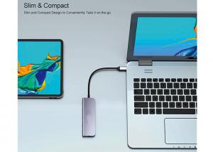 Cheap Alumium USB3.0x2 USB Type C Docking Station USB C To Dual HDMI Hub for sale