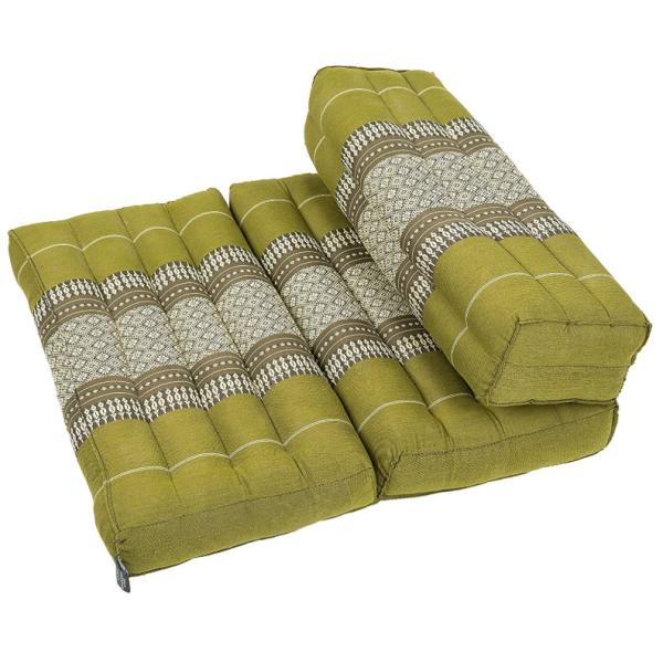 Meditation Pillow  Double Stitched Seams 100% Silk Cotton 25.5X19.5 Yoga Floor Cushion