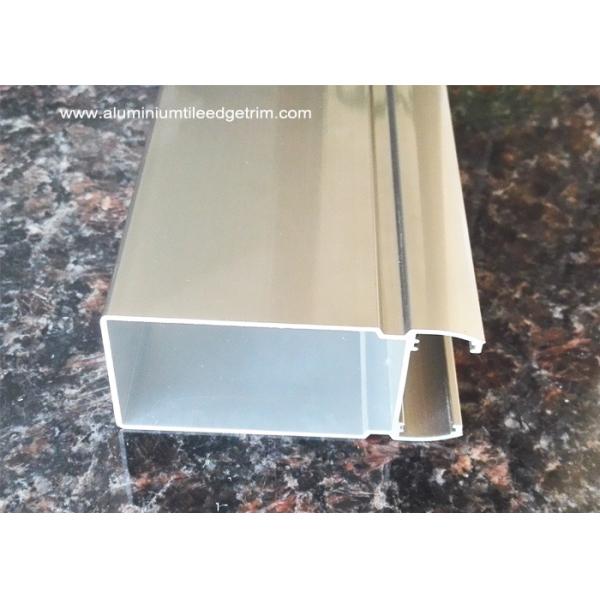 6m Normal length Aluminium Extrusion Profiles For Washroom Door
