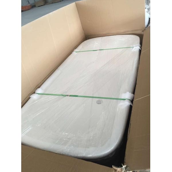Rectangle Freestanding Whirlpool Bathtubs Stain Resistant Long Life Span