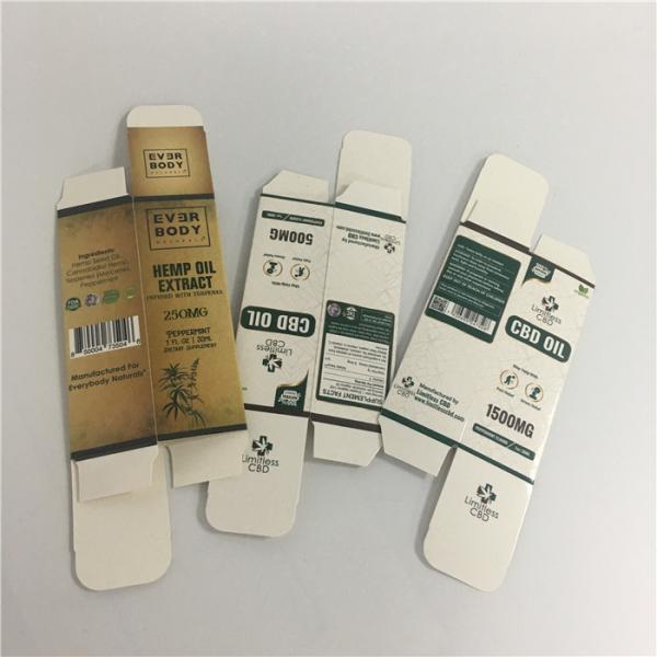 Hot sale paper box packaging vape pen cartridge white paper cardboard box