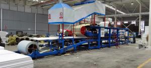 Cheap Heat Insulation Sandwich Panel Production Line For Compound Insulated Roof Panel for sale