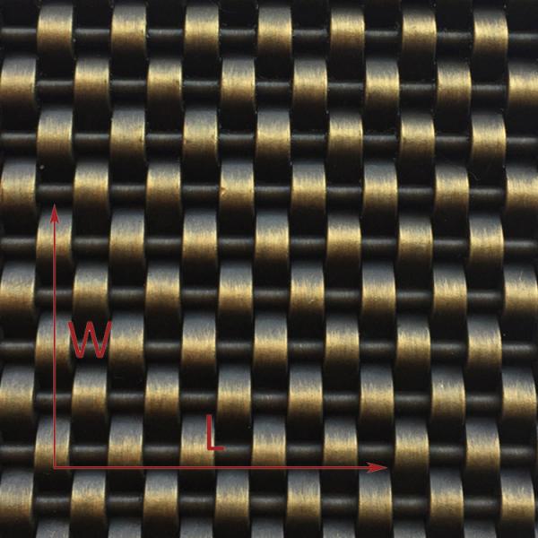 Woven Architectural Metal Mesh High Transparency For Exterior Facades