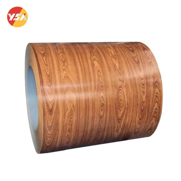 Double-Sided Embossed Wood Grain Color Coated Aluminum Coil 3003 3105 PVDF