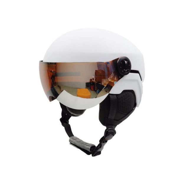 Clear Visor Ski Helmet Breathable Adjustable Ski Snowboard Goggles OEM Adult CE EN1077 Winter Helmet Visor Goggles Snow