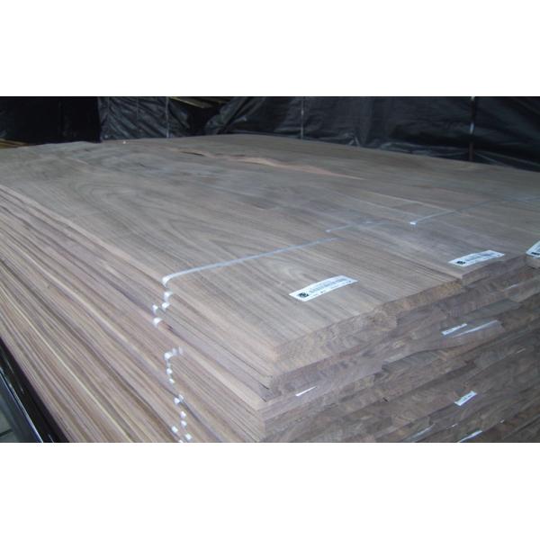 Quarter Cut Walnut Furniture Wood Veneer , Dark Wood Veneering