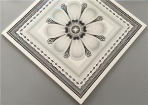 Cheap Customized Decorative Pvc Ceiling Tiles , Waterproof Ceiling Tiles Bathroom for sale