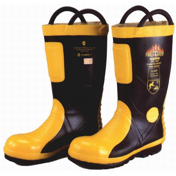 Marine SOLAS / MED CE Cerificate Rubber Fireman Boots Harvik 9687L