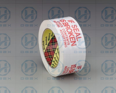 Security Void Tape / Printed Packing Tape Resistance Based Material