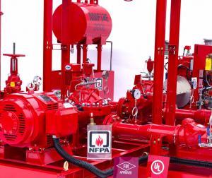 Cheap Enclosed Packaged Skid Mounted Fire Pump for sale