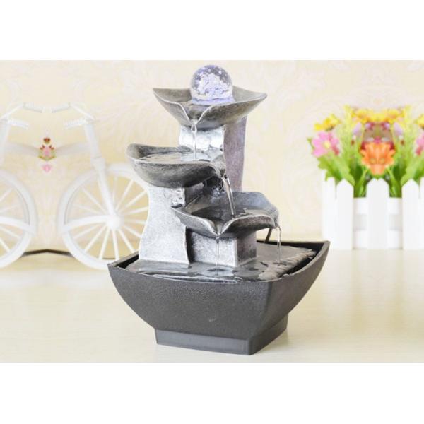 Contemporary Indoor With Glass Ball North American Style Home Interiors Decoration  Living Room  Water Fountain With LED
