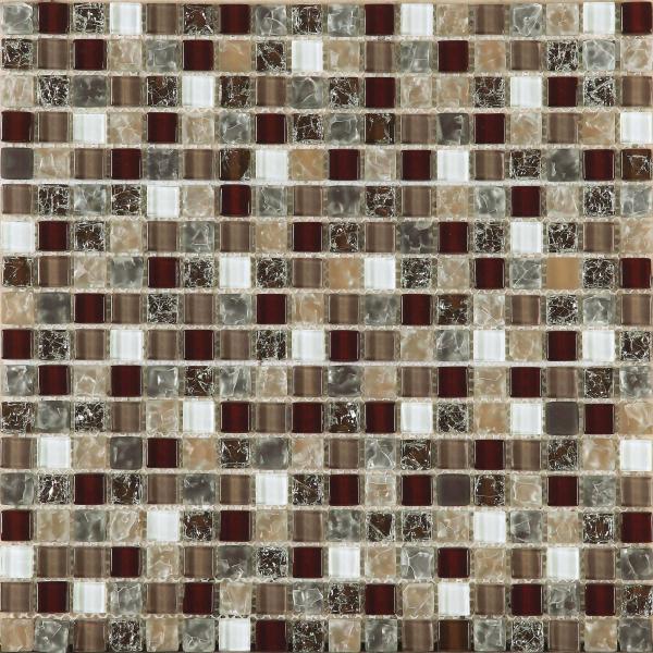 Temperature Resistant Mosaic 4x4 4mm Rectangular Glass Bricks