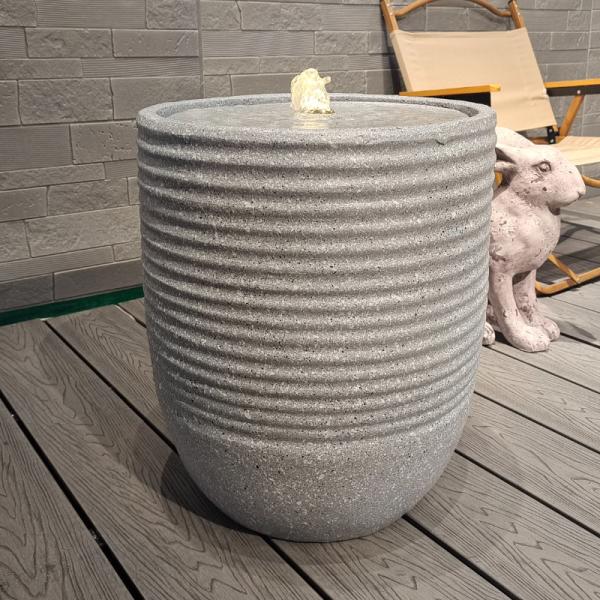 Tiered Electric Resin Garden Water Fountain For Outdoor Decor