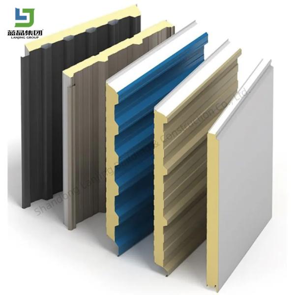 Waterproof Garage Rock Wool Metal Sandwich Panel Ceiling Insulated Panels