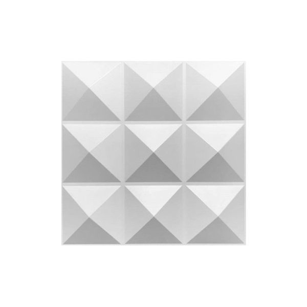 Waterproof Interior PVC Decorative 3D Wall Panels 1mm Shining Gold Diamond Design