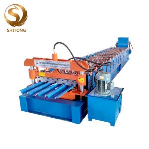 China Galvanized Coil IBR Metal Roofing Sheet Roll Forming Machine  18stations on sale