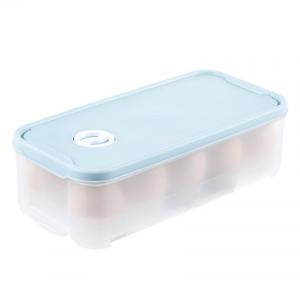 Cheap Plastic Egg Storage Container for Fridge Organization Storage Containers Transparent Box Egg Holder Bin with Lid for sale