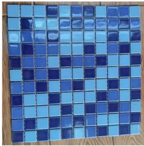 China Acid Resistant Glass Marble Mosaic Porcelain Tile 600 X 600mm Customized on sale