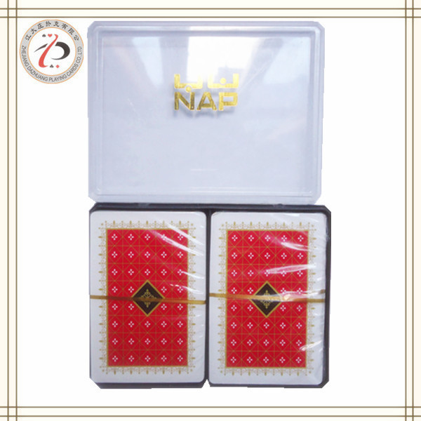 NAP PLASTIC DOUBLE DECK PLAYING CARDS