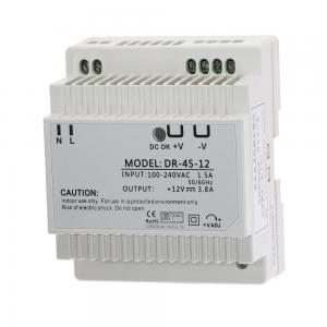 Cheap DR-45-12 45W 12V 3.5A DC Output Din Rail Switching Mode Power Supply for sale
