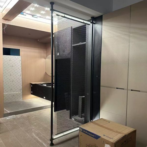 Laser Cut Decorative Metal Partition Screen Room Dividers & Screens Stainless Steel Living Room Partition Screen