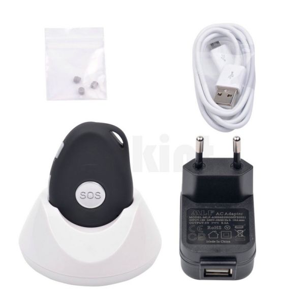 Mini Waterproof 3G GSM Personal GPS Tracker Locator Elderly Fall Detection SOS Communicator Alzheimer Keyring EV07
