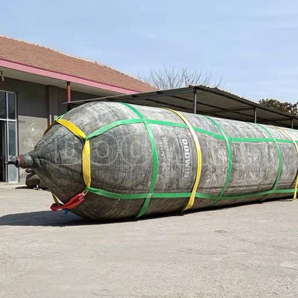 No Leakage Marine Salvage Airbags Cylindrical Ship launching Rubber Air Bags