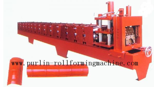 Quality Color Steel Roof Tiles and Ridge Cap Roll Forming Machine For Theatre / Garden Roofing in the Building Fields wholesale
