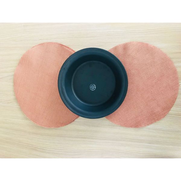 Polyester Fabric Reinforced Rubber Diaphragms In Membrane / Rubber Moulds