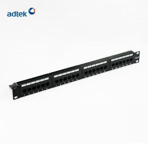 Cheap Cat6 24 port 48 Port Patch Panel Rack Mount Crimping Tool for sale