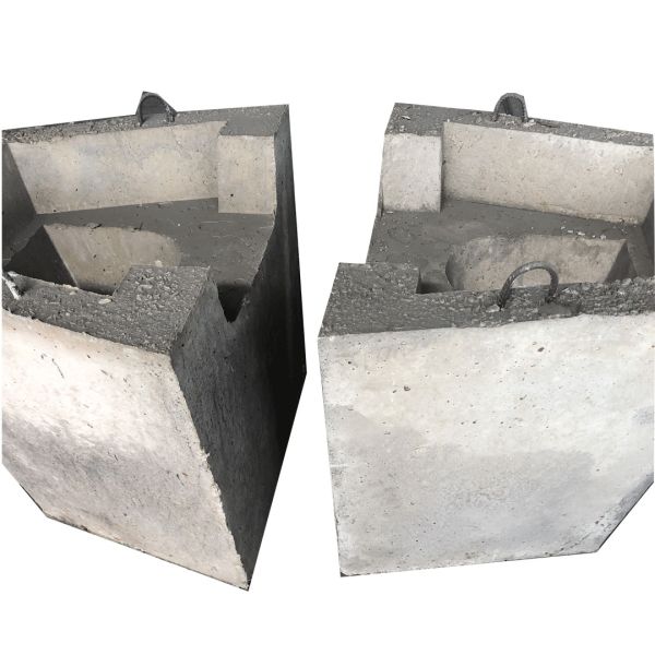 Tundish Stabilizer Precast Concrete Foundation Blocks , Precast Retaining Wall Blocks