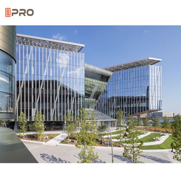 Aluminum Insulated Exterior Building Spider System Curtain Wall