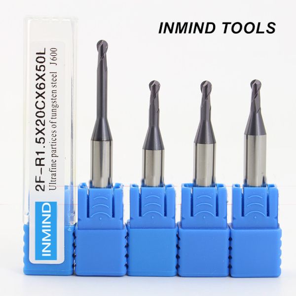 HRC55 Long Neck Ball Nose End Mill