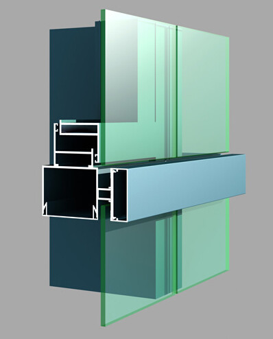 6000 Series 	Aluminium Curtain Wall Profile Standard Aluminium Profiles