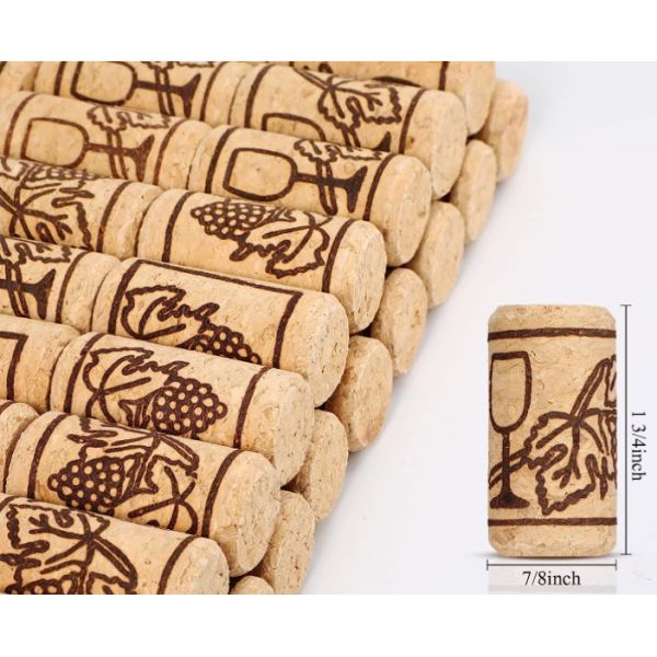 Bottles Custom T Shape Wine Cork Wooden Bar Top Cap Nature Cork Wine Bottle Cork Stopper